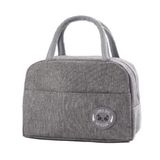 Bolsa Térmica Portátil Dobrável Organizadora Bolso Externo Semi-impermeável Com Alça