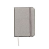 Caderneta Tipo Moleskine Bolso Anotações Lisa Prata