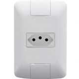 Kit 4 Conj 4x2 Tomada 2p+t Tramontina Aria 20a 250v Branco