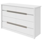 Comoda Urban 8 Gavetas - Lopas Branco