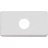 Kit 6un Módulo Tampo Com 1 Furo 9,5 Mm Tramontina Branco Tramontina
