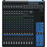 Mesa De Som Yamaha Mg16 Analógica 16 Canais Bivolt Preta