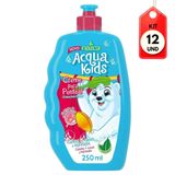 Kit C/12 Nazca Acqua Kids Algodão Doce Creme P/ Pentear 250ml