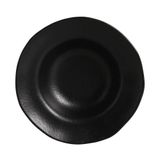 Prato De Sobremesa/entrada Geo Carbon Matte 250ml 19cm Porto Brasil Preto