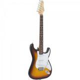 Guitarra Giannini G100 Sunburst Com Escudo Branco