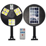 Luminaria Solar Sensor Movimento Presença Controle Led Branco Frio Parede Rua Jardim Quintal