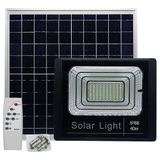 Refletor Luminaria Solar Placa 50w Sensor Energia Bateria Holofote Ultra Led Completo