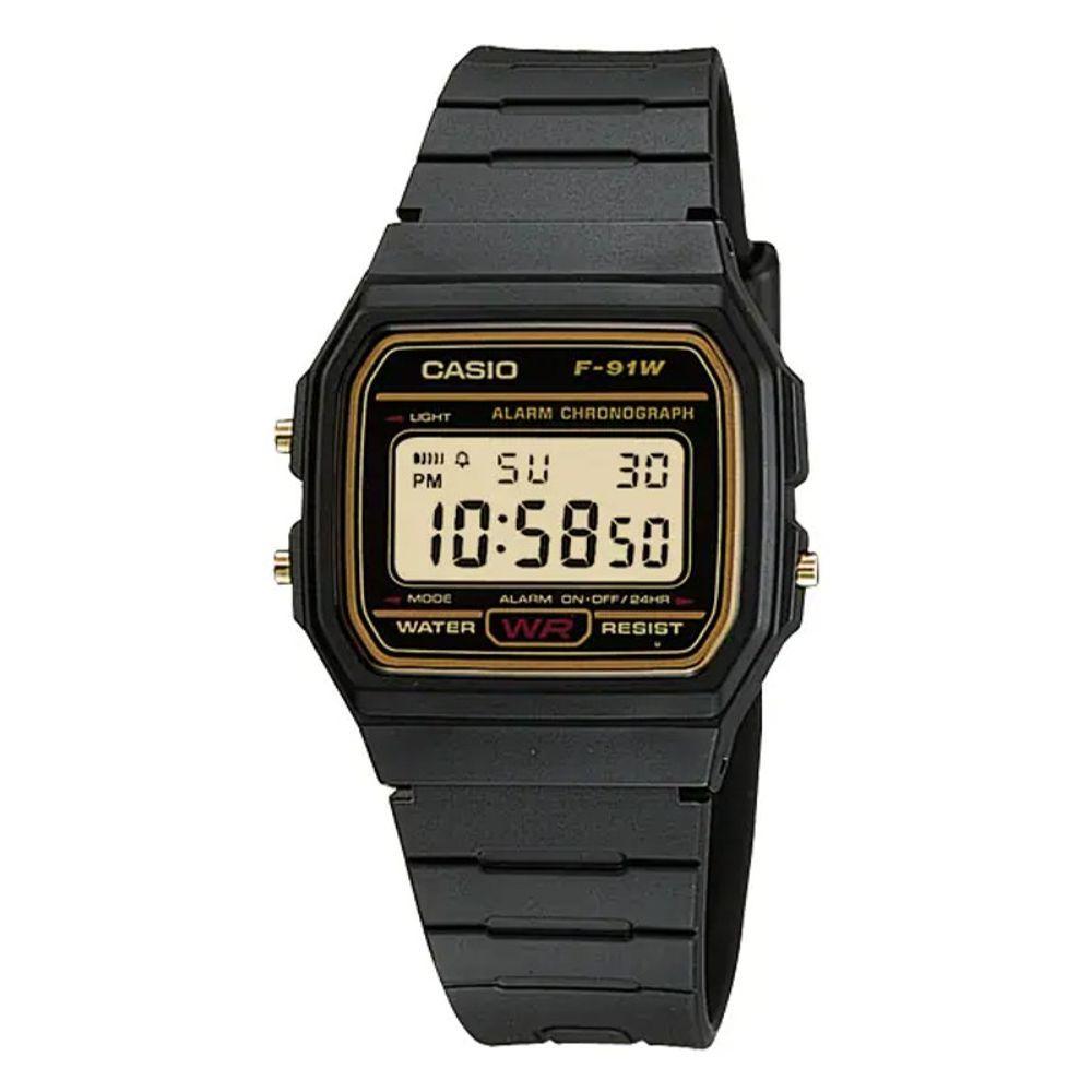 Relógio Casio Unissex Digital F-91wg-9qdf