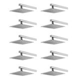 Ducha Chuveiro Slim 20x20 Kit 10 Unidades Suporte Parede Banheiro Area Externa Quintal Piscina