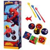 Jogo Infantil Tapa Certo Marvel Homem Aranha Estrela