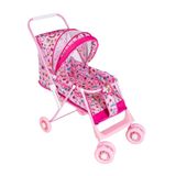 Carrinho De Boneca Luxo Reclinavel Rosa Mep Kids