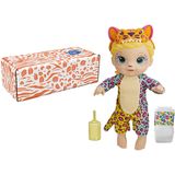 Baby Alive Rainbow Wildcats Doll, Leopard, Acessórios, Bebidas, Molhados, Brinquedo de Leopardo para Crianças com 3 anos ou mais, cabelo loiro