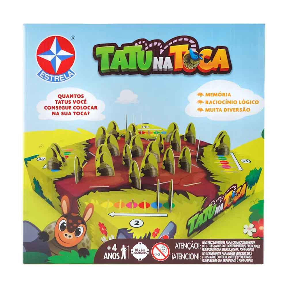 Jogo De Tabuleiro Tatu Na Toca Estrela