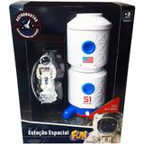 Veiculo E Mini Boneco Astronautas Estacao Espacial Fun Divirta Se