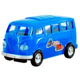 Carrinho De Controle Remoto Kombi Azul Dm Toys