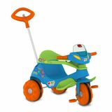 Triciclo Infantil Passeio E Pedal Velobaby G2 Azul Bandeirante