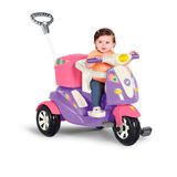 Triciclo De Passeio E Pedal Moto Uno Rosa Calesita