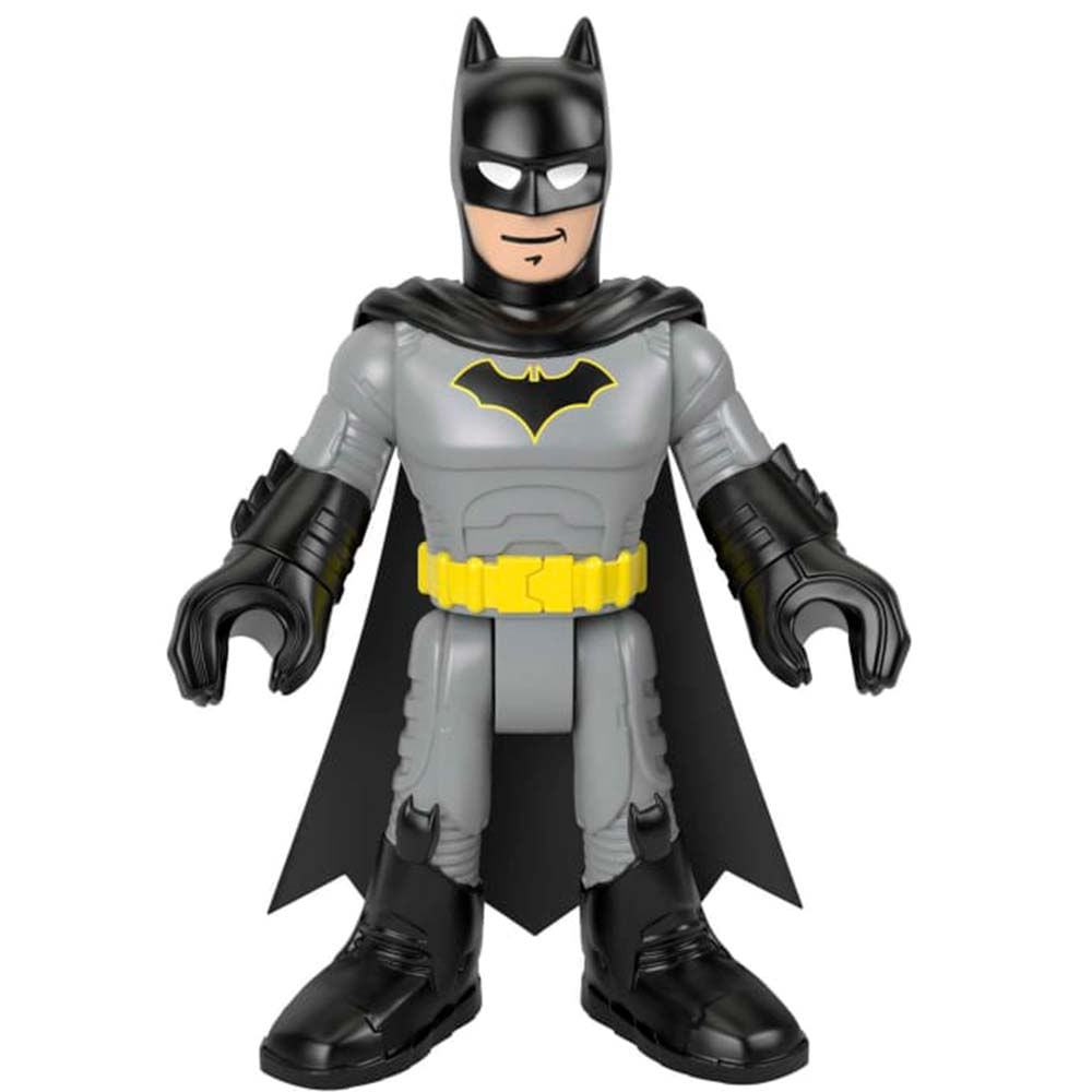 Boneco De Acao 25 Cm Dc Super Friends Batman Xl Cinza Imaginext