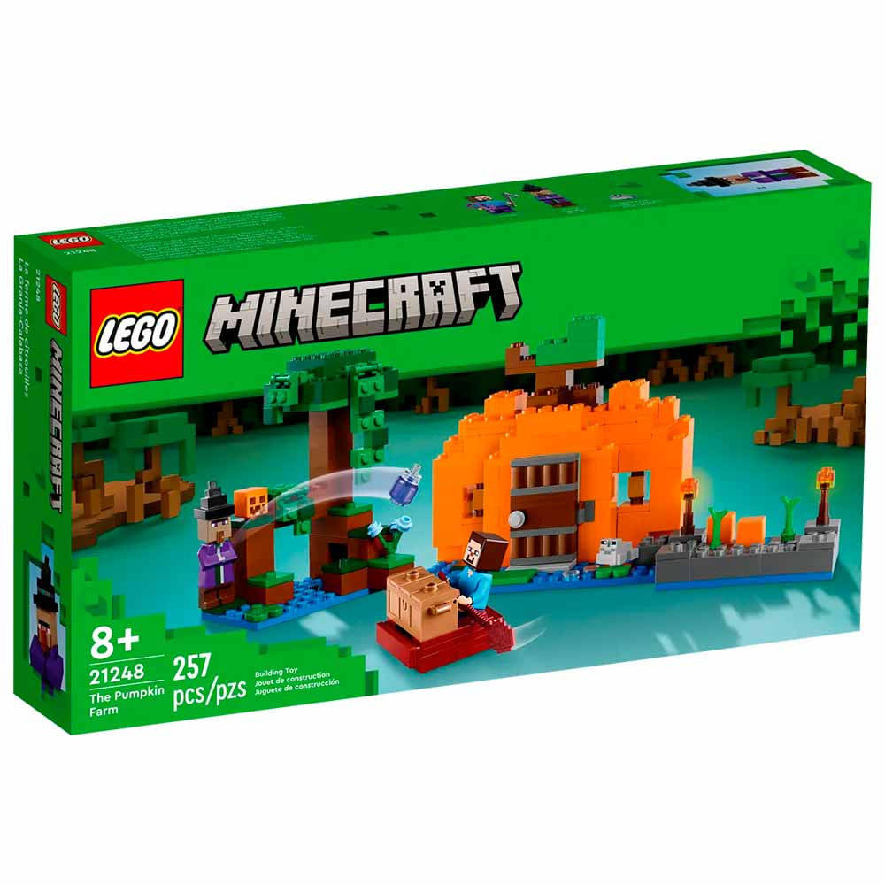 Lego Minecraft A Fazenda De Abobora 257 Pecas Lego