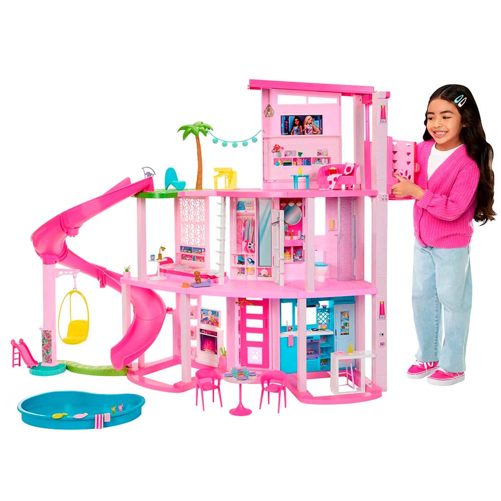 Casinha De Boneca Barbie Casa Dos Sonhos 3 Andares Mattel