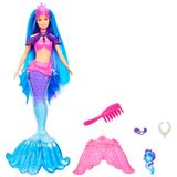 Boneca Com Acessorios Barbie Mermaid Power Sereia Malibu Mattel