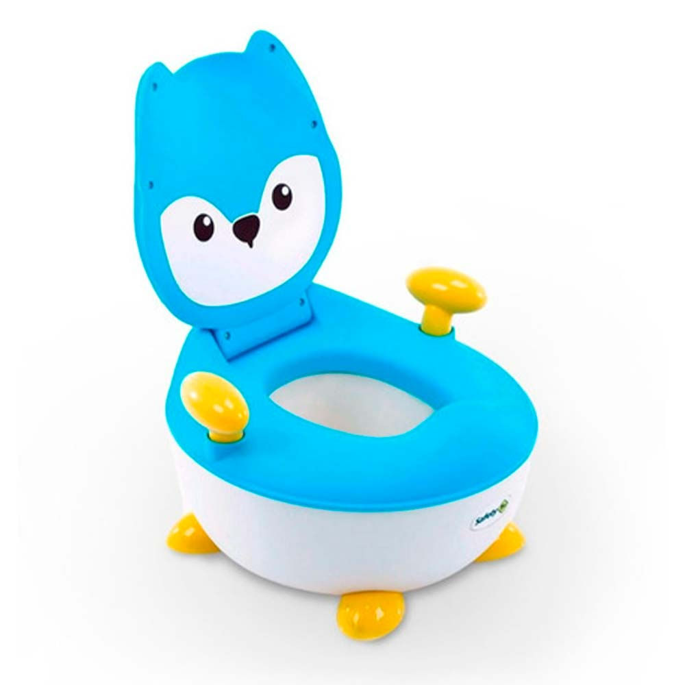 Penico Troninho Infantil Fox Potty Azul Safety 1st