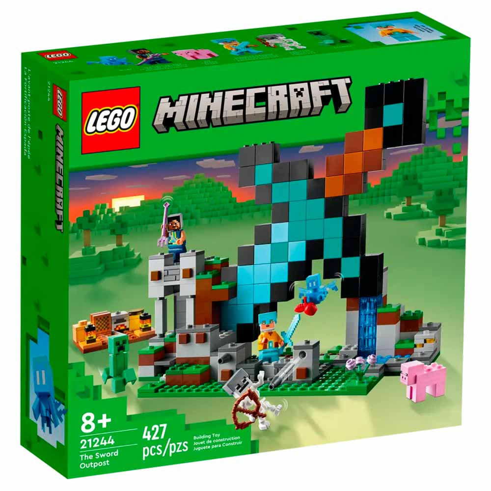 Lego Minecraft O Posto Avancado Da Espada 427 Pecas Lego