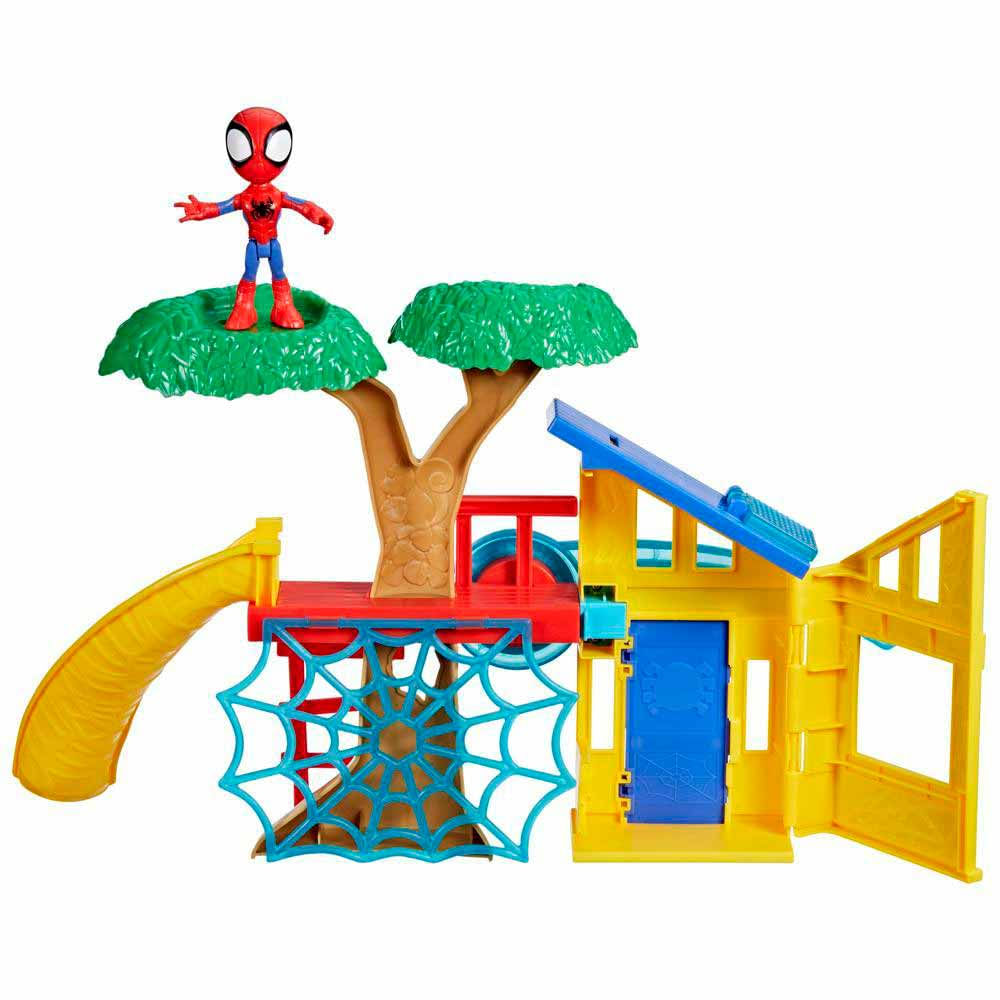 Boneco E Cenario Marvel Spidey Playground Do Aranha Hasbro