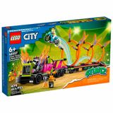 Lego City Stuntz Caminhao De Acrobacias E Desafio Do Anel De Fogo 479 Pecas Lego