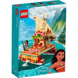 Bloco De Montar Disney O Catamara De Descobertas Da Moana 321 Pecas Lego