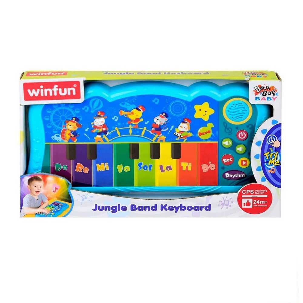 Teclado Musical Infantil Banda Da Floresta Winfun