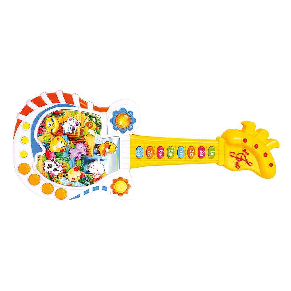 Guitarra Musical Infantil Guitarrinha Paradise Dm Toys