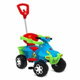 Quadriciclo Infantil Passeio E Pedal Smart Quad Azul Bandeirante