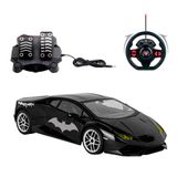 Carrinho De Controle Volante E Pedal Batman Dark Running Candide