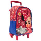 Mochila De Rodinhas Infantil Disney Minnie Mouse X1 Xeryus