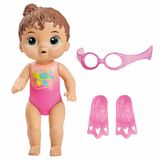 Boneca Baby Alive Bebe Piscina Morena Hasbro