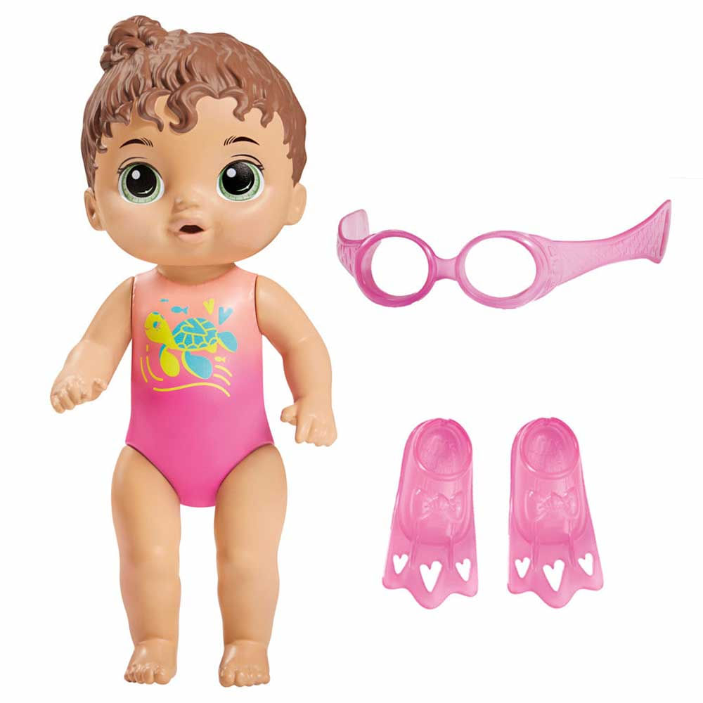 Boneca Baby Alive Bebe Piscina Morena Hasbro