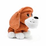 Pelucia Infantil Emocao Cachorrinho Caramelo Estrela