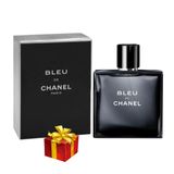 Perfume Masculino Chanel Bleu 100ml Edt Lacrado Com Selo Adipec + Presente