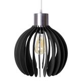 Luminária Teto Lustre Pendente Balcão Cozinha Sala Paquistão Cor:preto