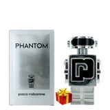 Perfume Paco Rabanne Masculino Phantom Eau De Toilette 100ml Lacrado Com Selo Adipec + Item Surpesa Da Loja