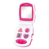 Brinquedo Celular Musical Para Bebê Menina Rosa - Pimpolho