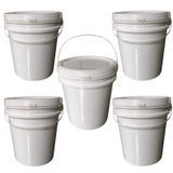 Balde Para Ingredientes De 5 Litros Lacre 5 Pçs