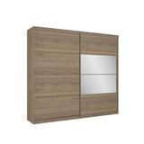 Guarda-roupa 2 Portas Thb 4853 Sofisticatto Glass Com 6 Gavetas Canela