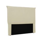 Cabeceira Cama Box Queen 160 Cm Garden Veludo Bege S04 - D&#39;rossi