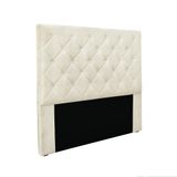 Cabeceira Cama Box Queen 160 Cm Tania Linho S04 - D&#39;rossi Cor Natural
