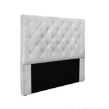 Cabeceira Cama Box Queen 160 Cm Tania Linho Grigio S04 - D&#39;rossi