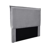 Cabeceira Cama Box Queen 160 Cm Garden Linho Cinza S04 - D&#39;rossi