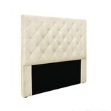 Cabeceira Cama Box Queen 160 Cm Tania Linho S04 - D&#39;rossi Cor Perola