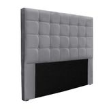 Cabeceira Cama Box Queen 160 Cm Verona Linho Cinza S04 - D&#39;rossi